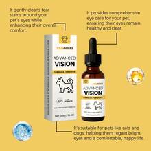 狗狗眼部清洁液，温和舒适的清洁液，清洁狗狗眼部分泌物 - 彩色 - 查看 9