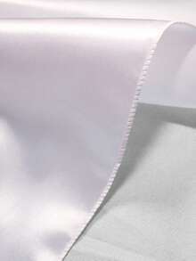 1件纯色桌布，适用于婚礼宴会派对装饰，天鹅绒涤纶桌布，适用于会议、活动、室内/室外用餐、餐厅、生日装饰 - 白色 - 查看 8