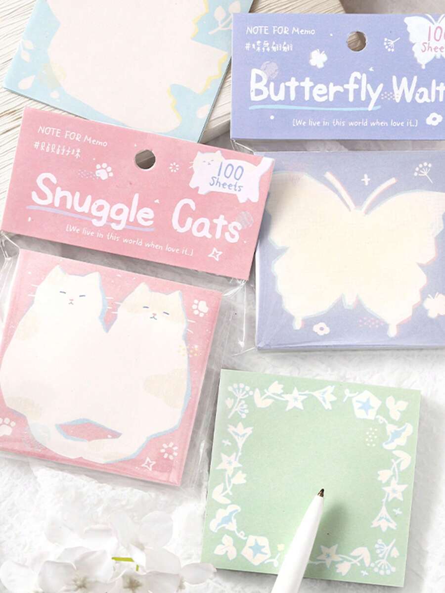 1 tờ giấy ghi nhớ trang trí kiểu Nhật Bản thanh lịch, bộ sưu tập chủ đề mùa xuân, thích hợp làm quà tặng, văn phòng, nhà cửa, đánh dấu, dán nhãn, trang trí lớp học, đồ chơi giải trí, nhật ký học sinh, sổ lưu niệm DIY sáng tạo theo phong cách cổ điển. - Nhiều màu - Xem 1