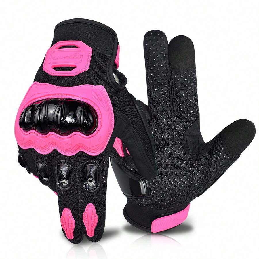 Motorcycle Gloves For Women Touch Screen Summer Motorbike Dirt Bike Full Finger Gloves Road Racing, Cycling, Climbing Motocross - Full Finger - View 1