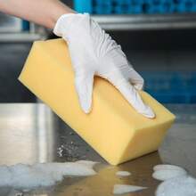 Commercial Cleaning Foam Sponge Washing Sponge Yellow 8.25 Inch - 1 - View 6
