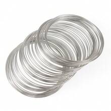 100pcs 0.6mm Memory Wire For Jewelry Making, Suitable For Bracelets, Necklaces, DIY Crafts And Jewelry Creation - Multicolor - View 13