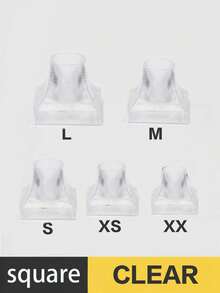 5 Sets High Heel Protectors, Wear-Resistant Quiet Heel Caps, Replacement Accessories For Thin Heels, Black Versatile - One Size Fits All - View 12