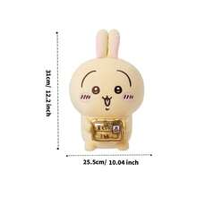 Miniso 1pc Rabbit Shaped Plush Stuffed Doll, Packaging Prop + Rabbit Ear Design, Soft Fluffy Material, Home Decor/Sofa Cushion/Cute Gift - Multicolor - View 6