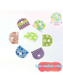 硅胶钥匙帽 - 彩色花卉钥匙套，线条、花朵、圆圈图案新颖设计，灵活易辨，快速识别，耐用材质，趣味设计，钥匙扣配件，适用于门钥匙、家门钥匙、办公室钥匙 - 耐用防滑钥匙保护套，钥匙标签 - 多色 - 查看 6