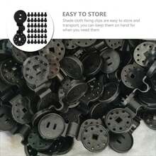 Sun Shade Net Clips, Fixation Clamps For Shading Net, Greenhouse, Patio, Awning, Sunshade