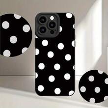Funda de Teléfono con Estampado Moderno y Original Funda de Teléfono: Funda de Teléfono con Patrón de Lunares de Tongyan, Compatible con iPhone 17/16/15/14/13/12/11/XS/XR/X/7/8 Plus/Pro/Max/ - Diseño Creativo y Elegante, Unisex, Regalo Perfecto para Amigos, Familia, Novio o Novia Diseño Único de Moda - 1 pieza - Ver 4