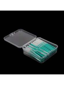 50 Unidades de Cepillos Interdentales con Estuche, Herramienta de Higiene Oral que Retira Mejor los Alimentos y la Placa para el Cuidado de la Salud - Multicolor - Ver 20