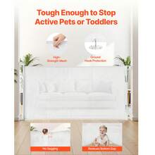 Baby Protection Gate - Weiß 71 Zoll Teleskop 33 Zoll - 查看 2