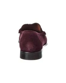 Bruno Magli Trieste Suede Loafer - Red - View 4