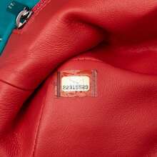 CHANEL Authenticated  PRE-OWNED Mini Vertical Quilted Jersey Single Flap Bag - Blue - View 5