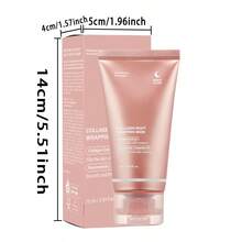 1pcs Madicube Collagen Overnight Wrapping And Peeling Facial Mask Bag - Elastic And Hydration Care, Reduce Relaxation And Dullness - Hydrolyze Collagen, Make Skin Glow, Meet Soft, Tender And Beautiful Skin,Suitable For Women To Use Before Bedtime At Night,Korean Skincare Products,Halloween Gift. - 2pcs - 查看 9