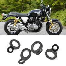 4pcs Motorcycle And Trailer Tie Down Anchor Point Fixing Tools – 8-Shaped Buckle Tie Down Strap Anchors For Secure Hauling, Cargo Stabilization, Van And Truck Racks, Heavy-Duty Mounting Hardware, Quick-Release And Anti-Slip Design For Bungee And Webbing Straps, Versatile For ATV, Boat, And Cargo Trailers, Reliable, Universal Fit, Easy To Install And Store - Black - View 1