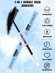 CMAYOME 2-In-1 Eyelash Glue And Shaping Pen, Waterproof And Quick-Drying, Naturally Lifts Lashes, Non-Irritating. Suitable For Full Lashes, Lash Clusters And Individual Lashes. - Multicolor - View 15