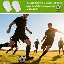 1 Pair Mini Football Training Shin Guards, Match Training Pads - Reusable, Comfortable Wear, Durable - Multicolor - View 7