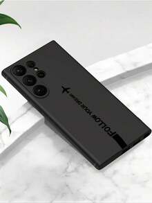 1个印有励志飞机标语的防摔防滑黑色手机壳，兼容 17/17 Air/17 Pro/17 Pro Max、荣耀、红米、三星Galaxy A04e/A05s/A13/A14/A15/A34/A35/A50/A52/A53/A54/S21/S22/S23/S24/S25/S25 Ultra、6A/7A/8A、12T/13T/14T - 黑色 - 查看 3