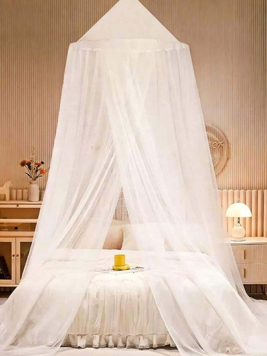 1件蚊帐天篷,适用于女孩床和双人/标准双人床,吊顶式;圆顶蚊帐床篷,适合双人床、女孩床和成人床;优雅的双人/标准双人床天篷;时尚的圆顶蚊帐床篷,适合装饰婴儿床和成人床。 - 彩色 - 查看 1