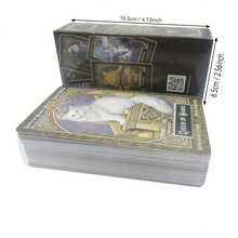 Queen Of Knives Familiar Spirit Tarot Deck – Cat-Themed Tarot Cards – Artistic Feline Illustrations For Divination, Spiritual Reflection & Tarot Readings (Tarot Card Set)