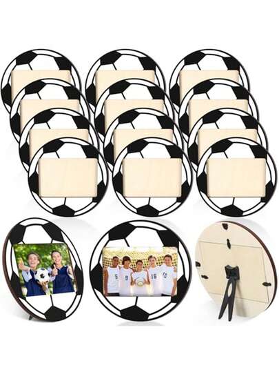 4"X6" Sports Theme Photo Frame, Athlete, Team Sports Party Gift, Desktop Decor, Wooden Frame, Home/Office Decoration