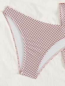 Bộ đồ bơi chấm bi mới dành cho nữ, áo tankini buộc dây thời trang và chân váy xếp ly, gợi cảm, thanh lịch cho kỳ nghỉ hè trên bãi biển. - Nhiều màu - Xem 5