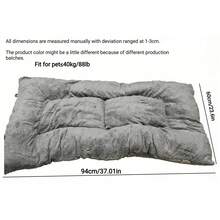 Four Seasons Pet Bed Large Dog Sleeping Mat Double Sided Available Internet Famous Pet Bed Cat Dog Shared Extra Thick Comfortable Sleep Mat - Light Grey - View 2