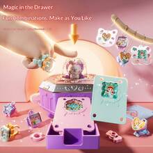 Children's Educational Toy Magic DIY Sticker Machine Creative Box For Girls, Jewelry Toy Gift - Multicolor - View 3