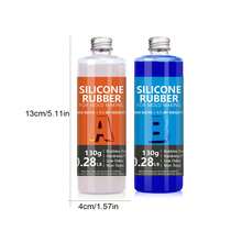 Cao su silicon lỏng màu xanh lam 38,8 oz, dùng để làm - Đông cứng nhanh tỷ lệ pha 1:1, không tạo bọt và đông cứng bằng nhiệt, lý tưởng để đúc nhựa, in 3D, khuôn nến/trang sức, đồ thủ công DIY, chất lượng cao và dễ sử dụng, đồ thủ công DIY | Đổ chính xác | Silicone bền để làm đồ vật - Nhiều màu - Xem 4