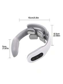 LOVEWE Portable Voice Shoulder And Neck Massager, Neck And Back Massager - 4 Modes And 16 Levels Of Intensity Deep Tissue Kneading, USB Rechargeable, Ergonomic Design For Back/Neck Pain Relief - Gift For Parents/Elderly/Healthy/Ladies/Men Deep Kneading Massage Like A Human, Free Your Hands! - H81 Trắng - Xem 4