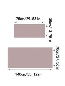 2pcs/Set Soft & Absorbent Plaid Coral Fleece Baby Towel & Bath Towel Set, Family Pack - Pink - View 6