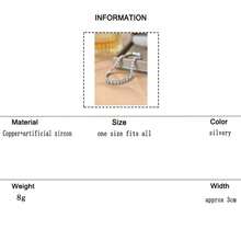 Vòng tay trang trí bằng đá khối Zirconia dành cho nam giới thời trang và được ưa chuộng để làm quà tặng trang sức và cho vẻ ngoài sành điệu - Bạc - Xem 9