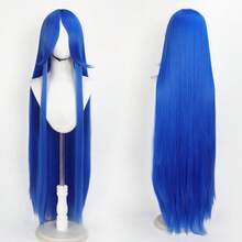 YEWELL 40-Inch Wig, Available In Gold, Red, Pink, Black, White, Gray, Ginger, Extra Long Straight With Bangs, Suitable For Women, Made Of Heat-Resistant Synthetic Fiber, Ombre Wig, Cosplay Wig, Colorful Wig For Party, Halloween, Christmas, Alipearl Wig, Affordable Wig