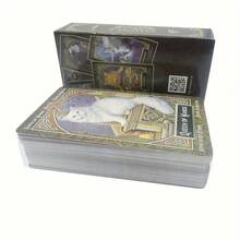 Queen Of Knives Familiar Spirit Tarot Deck – Cat-Themed Tarot Cards – Artistic Feline Illustrations For Divination, Spiritual Reflection & Tarot Readings (Tarot Card Set)