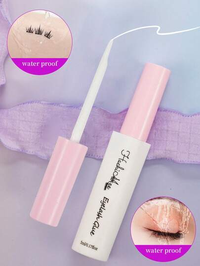 Hakeemi Eyelash Invisible Glue, Waterproof, Strong Hold, Quick Drying Eyelash Adhesive