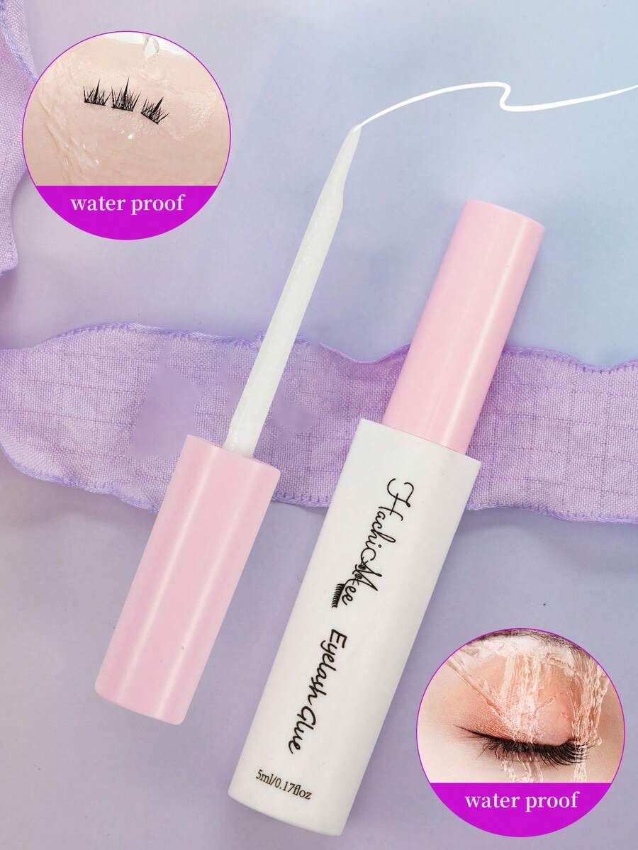 Hakeemi Eyelash Invisible Glue, Waterproof, Strong Hold, Quick Drying Eyelash Adhesive - White - View 1