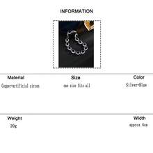 1 pieza Pulsera de mujer elegante y de lujo con flor ovalada de circonita cúbica incrustada en cobre, empaquetada en caja de regalo - Pulsera ovalada - Ver 15