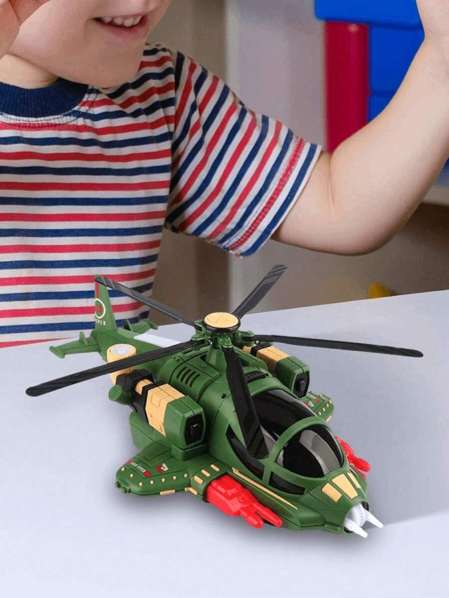 286-8 Helicóptero militar Kimi con efectos de luz y sonido Multicolor - Multicolor - Ver 1