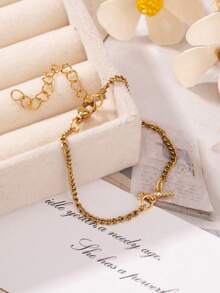 1条简约阿拉伯字母手链，是送给男士/女士、家人、朋友的理想礼物，适合周年纪念日、生日、节日、毕业典礼、舞会和其他场合。