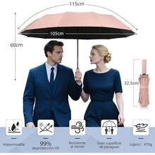 Umbrellas And Rain Hat Umbrellas - Red - View 7