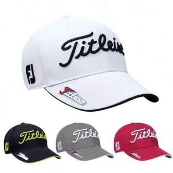 1 pieza Gorra de golf deportiva, Sombrero de sol unisex, Nueva gorra de béisbol de golf, Gorra deportiva con bordado 3D para protección solar, Visera de sol casual y transpirable para hombres y mujeres