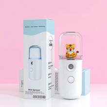 1pc Nano Mist Facial Humidifier, Compact & Cute, Portable, USB Rechargeable, Can Be Used With Diluted Liquids