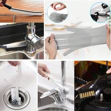 Limpiador a vapor portátil de 2500 W Máquina de limpieza a vapor presurizado de alta temperatura con cabezales de cepillo para muebles de cocina, baño y coche, ideal para limpiar paredes, placas de cocina, hornos microondas, lavadoras, frigoríficos y mucho más. De uso generalizado en cocinas, baños, muebles y coches. - Blanco - Ver 7