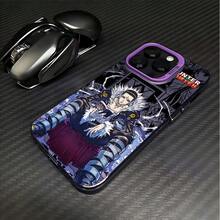 Funda de teléfono de anime Cartoon Hunter Cross Lucy Lifa compatible con iPhone 17 16e 16 15 14 13 12 11 Mini Pro Max Air X XR XSMAX 8 7 Plus, funda protectora mate a prueba de golpes, diseño de anime, carcasa ligera, textura suave, funda protectora delgada, entusiasta de la tecnología, comprador de regalos - Colores mixtos - Ver 5