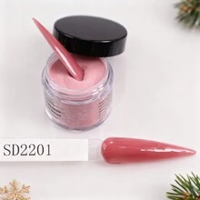 无需美甲灯的丙烯酸指甲粉，持久显色，滋润保湿，可维持长达30天，沙龙级美甲替代方案，新手也能轻松上手，适合新年和圣诞节。 - 彩色 - 查看 3