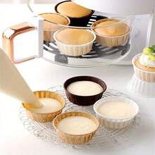 50pcs/100pcs Colorful Cupcake Liners - Heat Resistant Non-Stick Baking Cups, Suitable For Muffins And Cupcakes - Multiple Color Options, Holiday Baking Supplies, Party Essential, Decorative Cupcake Holders, Perfect For Parties, Weddings, Valentine's Day, Christmas, Halloween, Easter, Thanksgiving. - Red - View 4