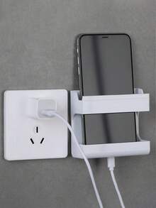 2个装壁挂式遥控器收纳盒，手机充电支架，封闭式储物架，免钻孔遥控器插座整理器，遥控器盒，手机支架，适用于卧室、浴室、客厅、厨房、办公室收纳（可选1个或2个） - 彩色 - 查看 2