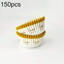 50 cái/150 cái giấy lót bánh cupcake Eid Mubarak, cốc nướng bánh Ramadan Mubarak, khay nướng bánh, đồ dùng trang trí tiệc Ramadan - Nhiều màu - Xem 13