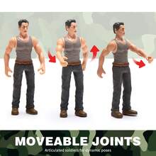 这款25件套玩具车套装专为身着军装的男孩设计，包含4种恐龙模型、汽车和战斗机，配有人偶、仿真山脉、仿真树木、火箭发射器等配件，支持搭建冒险场景和角色扮演，适合作为男孩生日派对游戏礼物、圣诞礼物、儿童玩具或男孩玩具。 - 彩色 - 查看 4