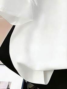 少女卡通熊字母印花宽松短袖圆领T恤 - 白色 - 查看 7