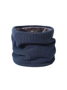 1 pièce Femme Col roulé en mélange de laine à motif diamant, écharpe chaude tricotée épaisse et coupe-vent, convient pour un usage quotidien et extérieur, doublure thermique douce (couleur de doublure aléatoire) - Multicolore - Voir 14