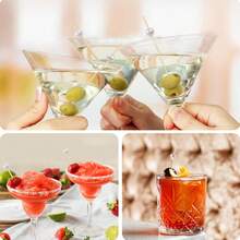 200/100/50/10 Pcs Fruit Skewers, Bamboo Picks, Flower Picks, Fruit Kebab Skewers, Creative Art Toothpicks, Cocktail Decorative Bamboo Sticks, Cake And Burger Art Forks - For Beverage Decoration, Desserts (Birthday, Wedding Party Supplies, Christmas Gifts) - Gold - View 6